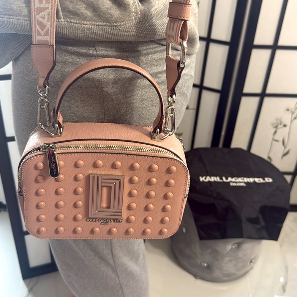 Simone Karl Lagerfeld Leather Small Camera
Crossbody